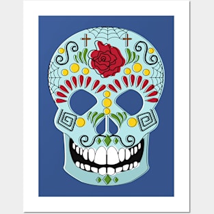 Fancy Skulls Posters and Art